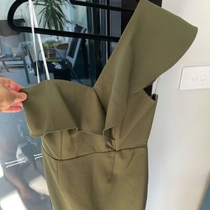 Shilla the Label Khaki Dress - Size M or 10